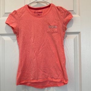 Kids Fluorescent Coral T Shirt